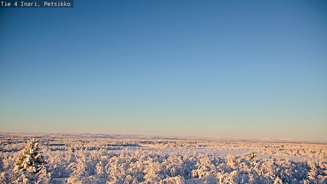 Weather Camera Image Väg 4 Enare, Petsikko, Inari, Lappi