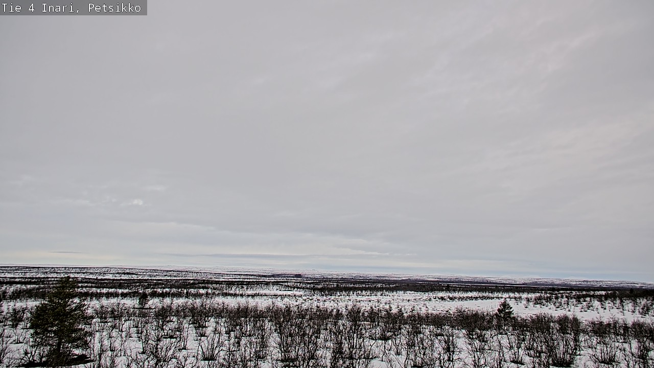 Weather Camera Image Väg 4 Enare, Petsikko, Inari, Lappi
