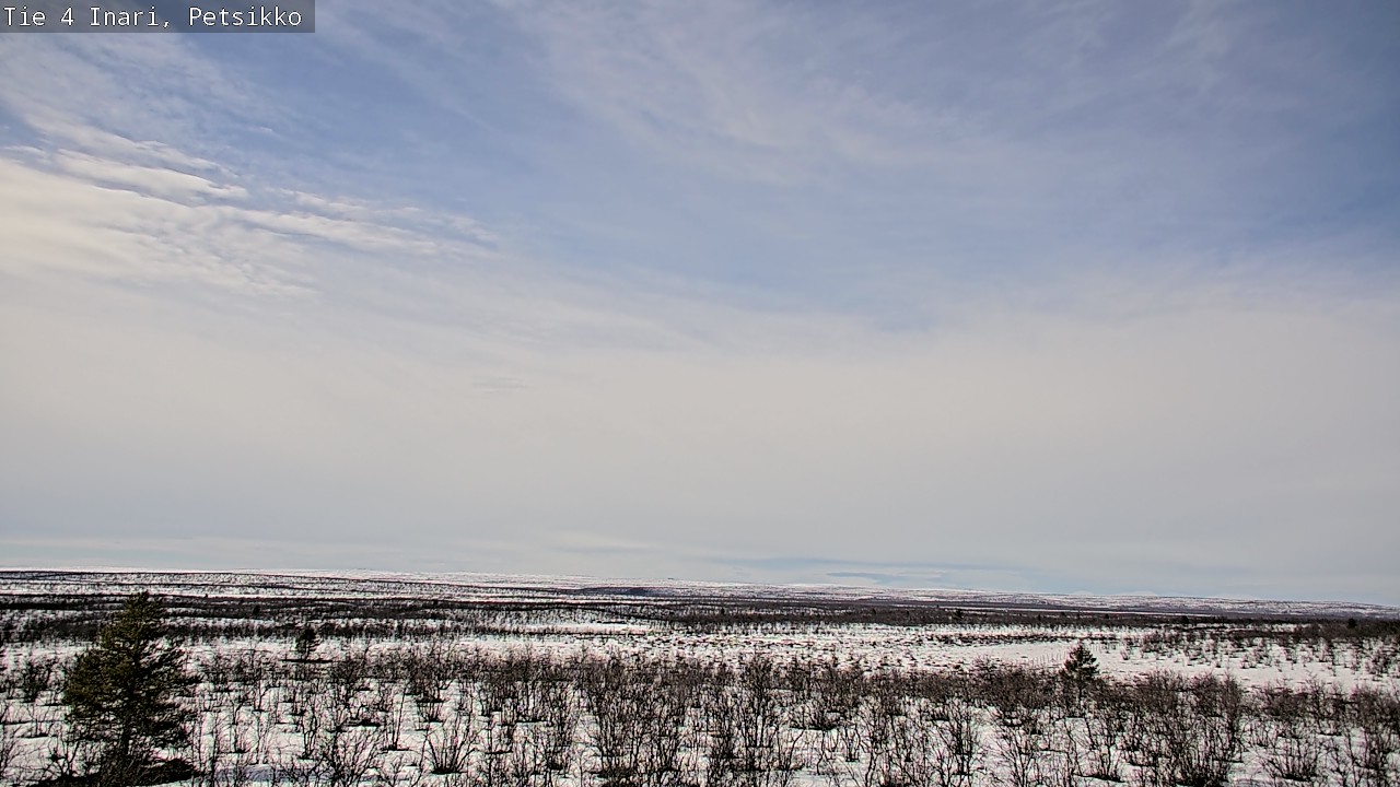 Weather Camera Image Väg 4 Enare, Petsikko, Inari, Lappi