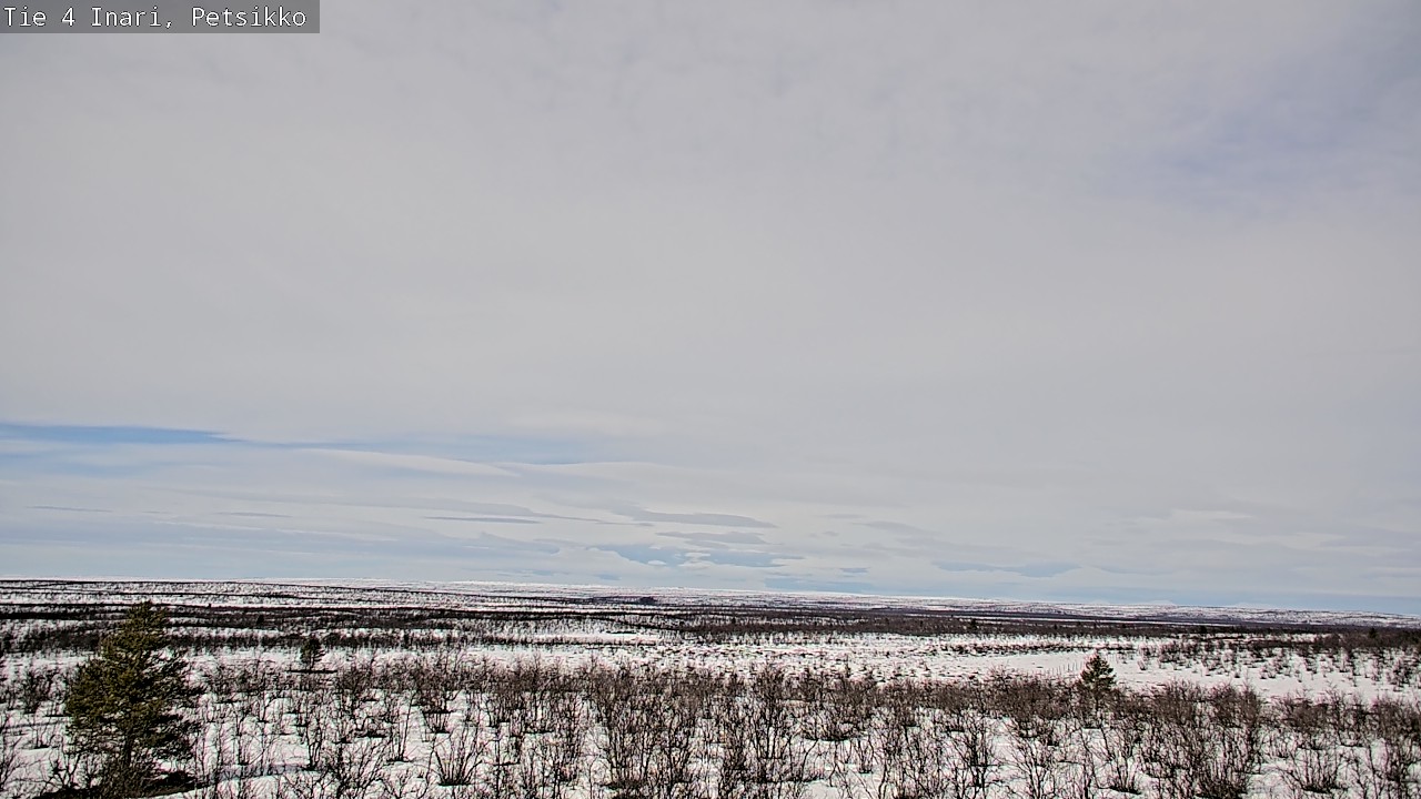 Weather Camera Image Väg 4 Enare, Petsikko, Inari, Lappi