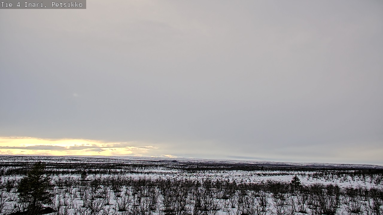 Weather Camera Image Väg 4 Enare, Petsikko, Inari, Lappi