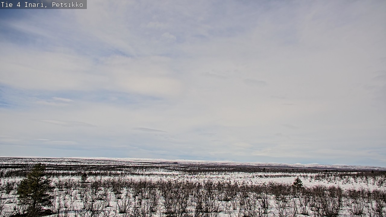 Weather Camera Image Väg 4 Enare, Petsikko, Inari, Lappi