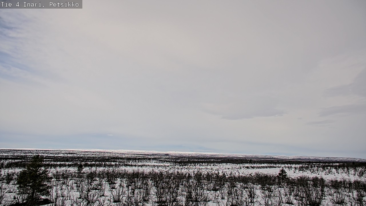 Weather Camera Image Väg 4 Enare, Petsikko, Inari, Lappi