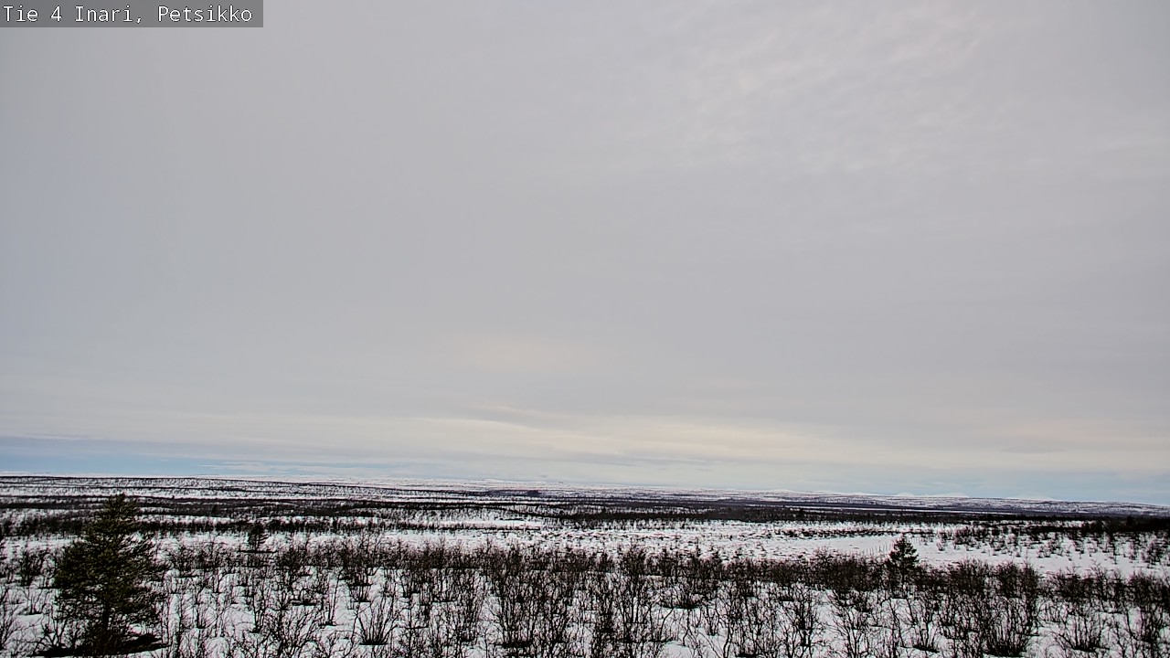 Weather Camera Image Väg 4 Enare, Petsikko, Inari, Lappi
