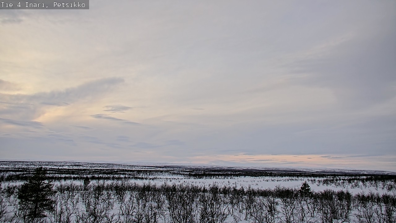 Kelikamerat Kuva Tie 4 Inari, Petsikko, Inari, Lappi