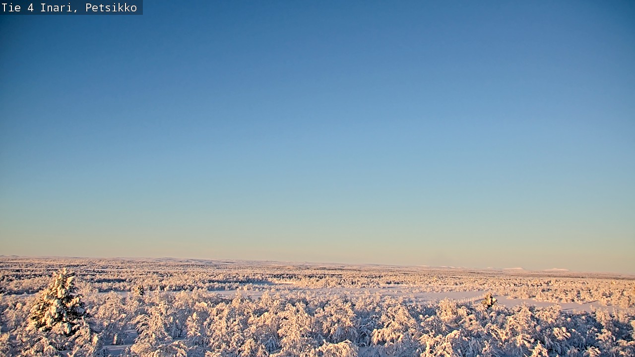 Weather Camera Image Väg 4 Enare, Petsikko, Inari, Lappi