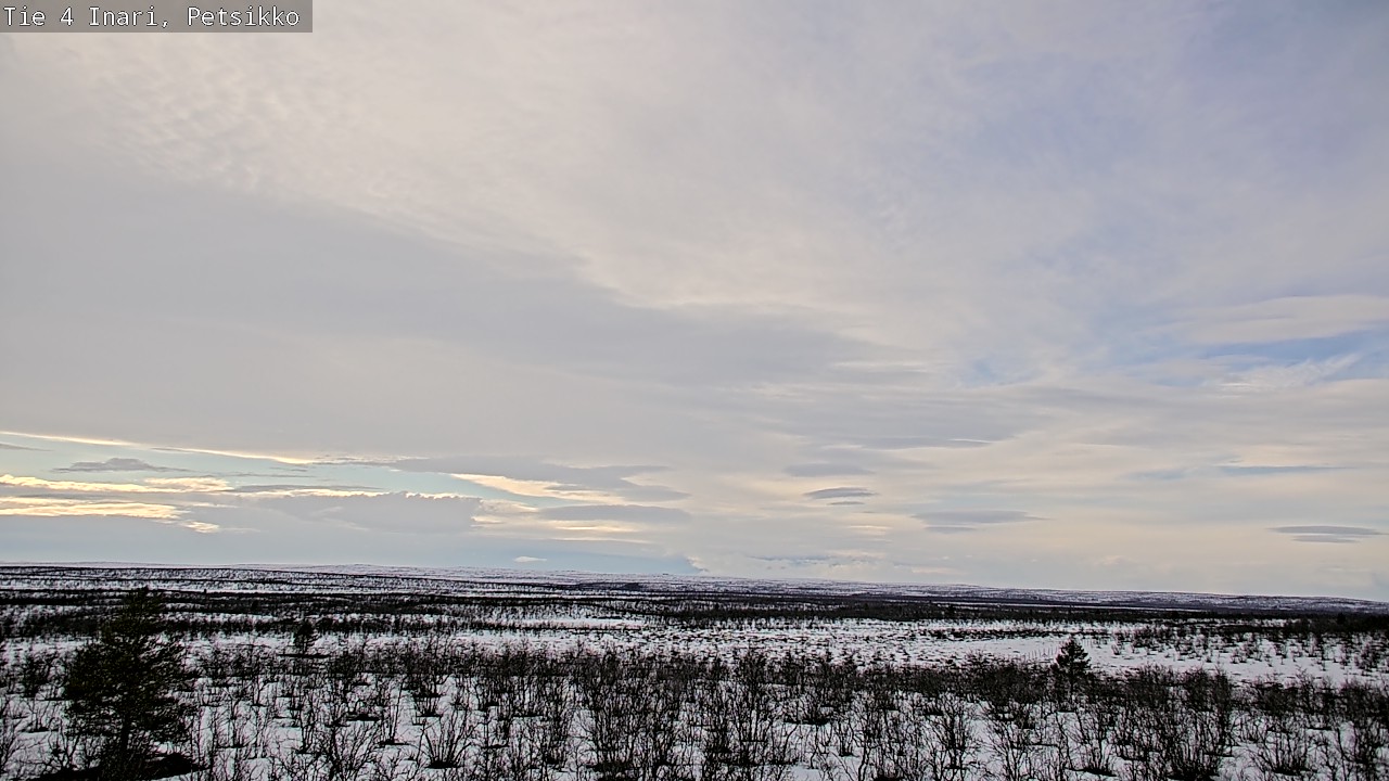 Weather Camera Image Väg 4 Enare, Petsikko, Inari, Lappi