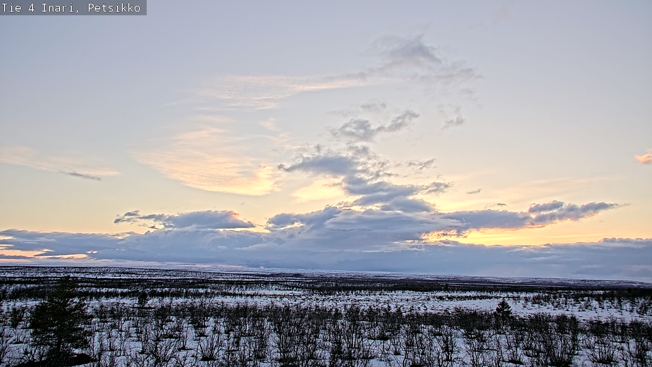 Weather Camera Image Väg 4 Enare, Petsikko, Inari, Lappi