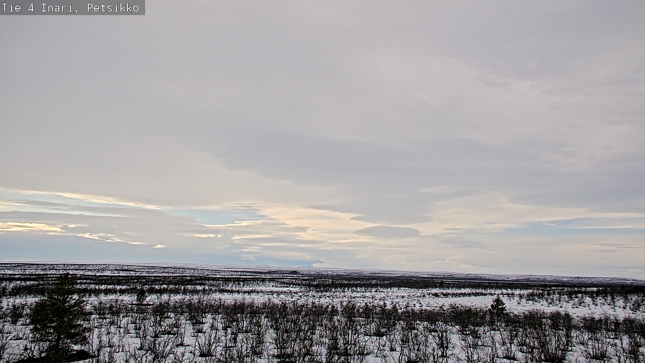 Weather Camera Image Väg 4 Enare, Petsikko, Inari, Lappi