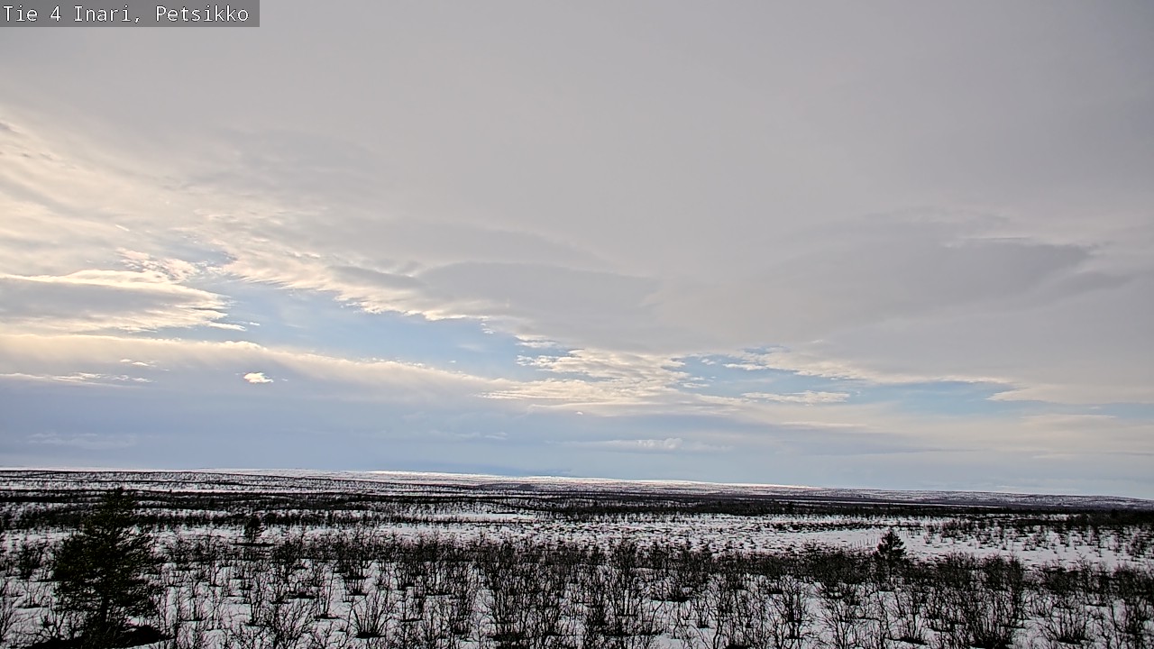 Weather Camera Image Väg 4 Enare, Petsikko, Inari, Lappi