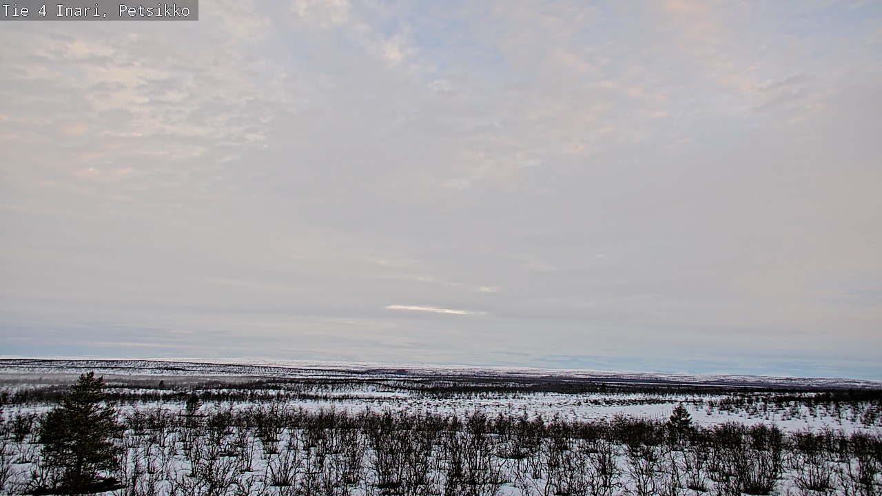 Weather Camera Image Väg 4 Enare, Petsikko, Inari, Lappi