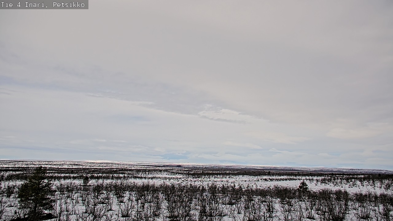 Weather Camera Image Väg 4 Enare, Petsikko, Inari, Lappi