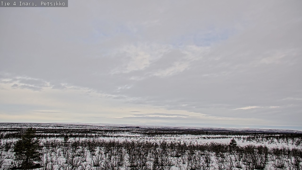 Weather Camera Image Väg 4 Enare, Petsikko, Inari, Lappi