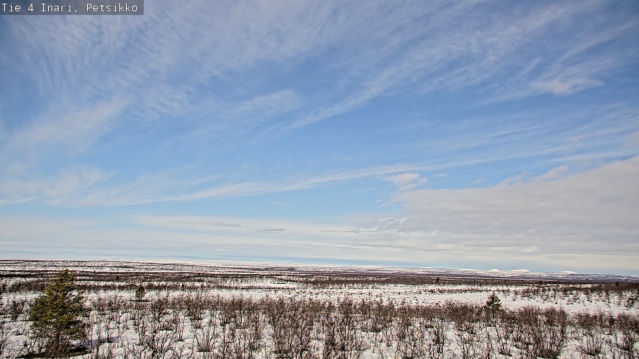 Weather Camera Image Väg 4 Enare, Petsikko, Inari, Lappi