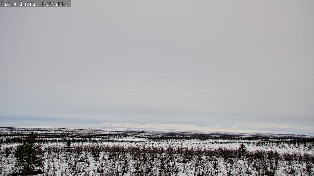 Weather Camera Image Väg 4 Enare, Petsikko, Inari, Lappi
