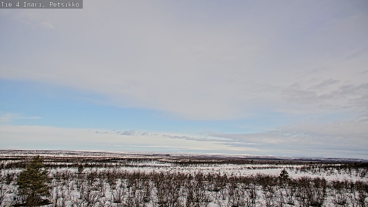 Weather Camera Image Väg 4 Enare, Petsikko, Inari, Lappi
