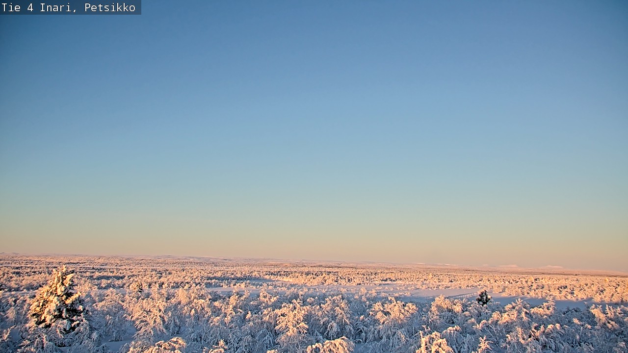 Weather Camera Image Väg 4 Enare, Petsikko, Inari, Lappi