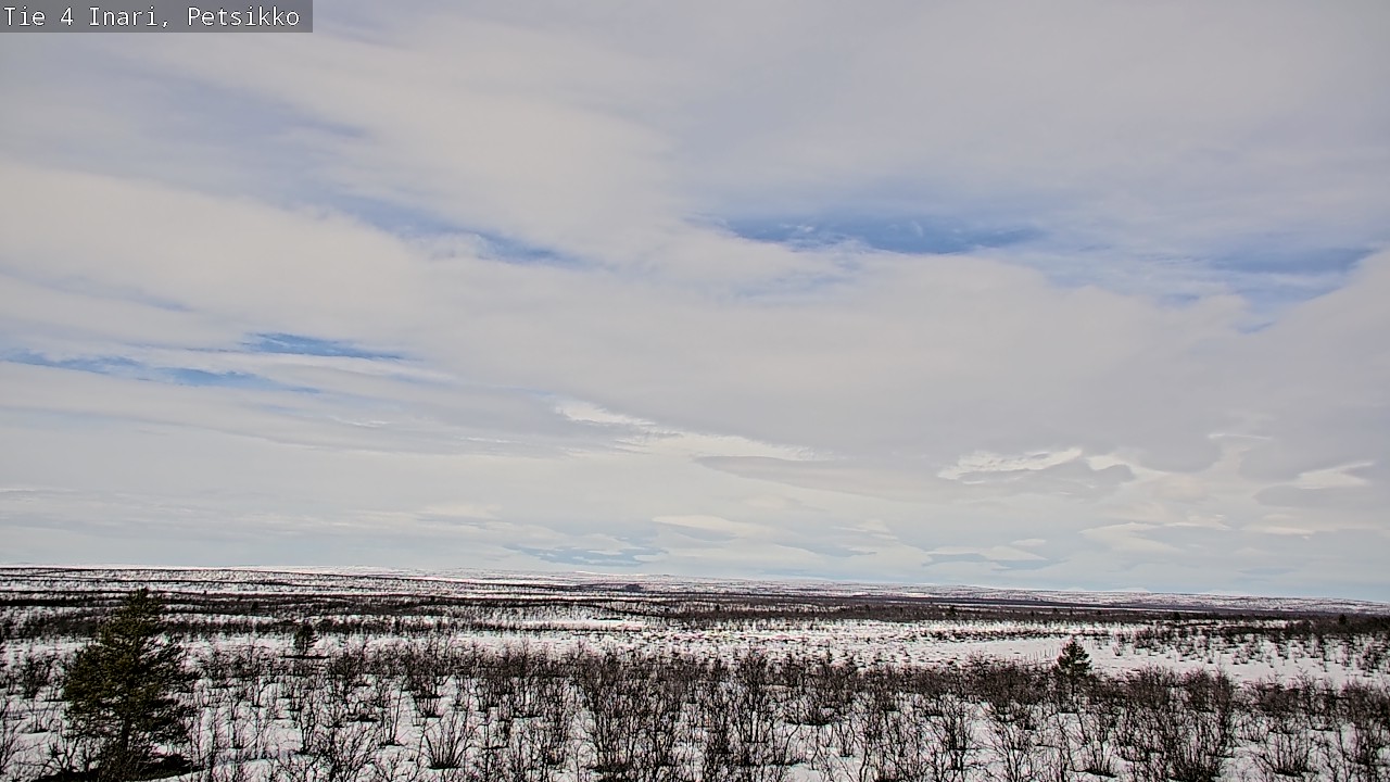 Weather Camera Image Väg 4 Enare, Petsikko, Inari, Lappi