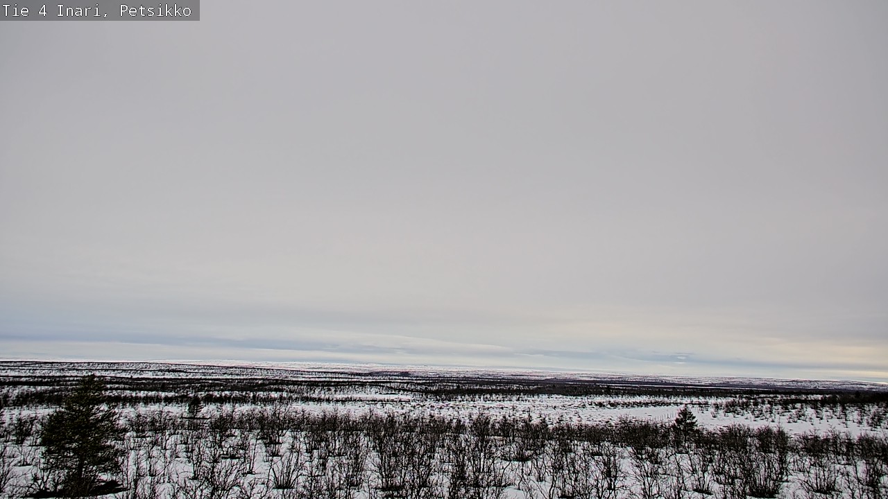 Weather Camera Image Väg 4 Enare, Petsikko, Inari, Lappi