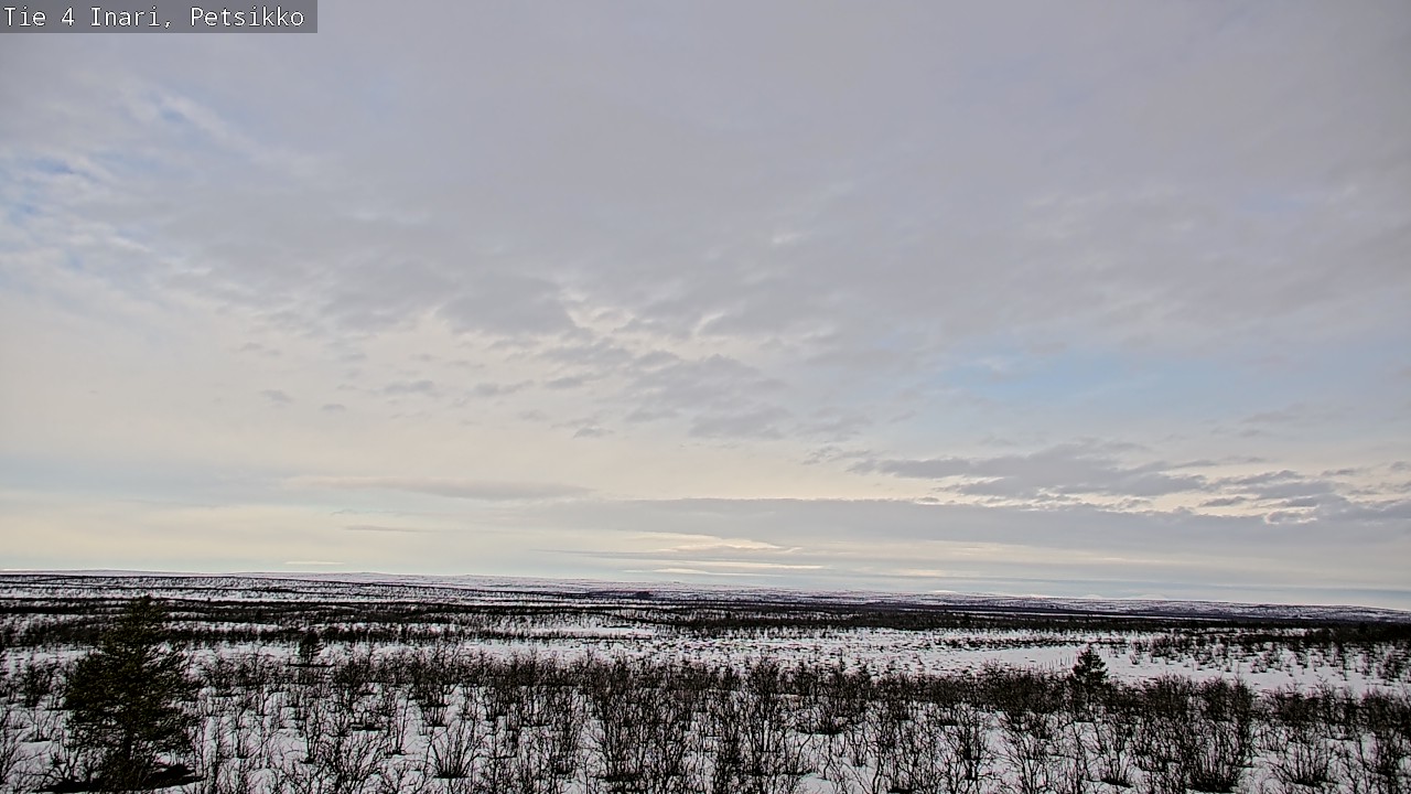 Weather Camera Image Väg 4 Enare, Petsikko, Inari, Lappi