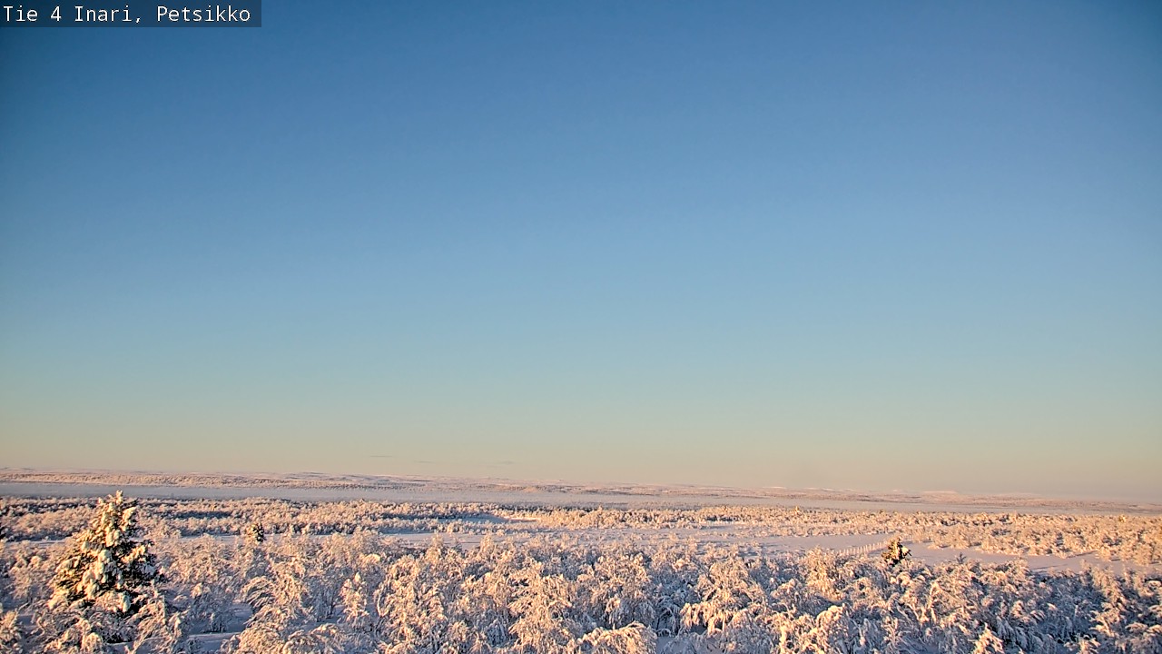 Kelikamerat Kuva Tie 4 Inari, Petsikko, Inari, Lappi