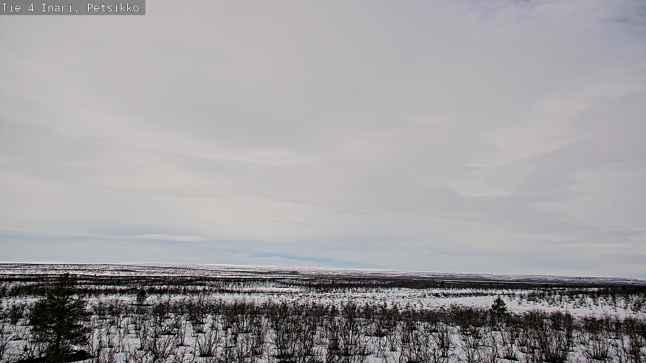 Weather Camera Image Väg 4 Enare, Petsikko, Inari, Lappi