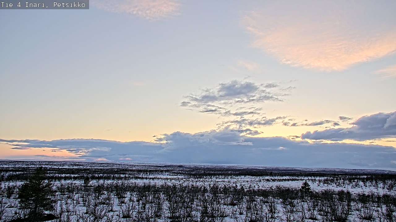 Weather Camera Image Väg 4 Enare, Petsikko, Inari, Lappi