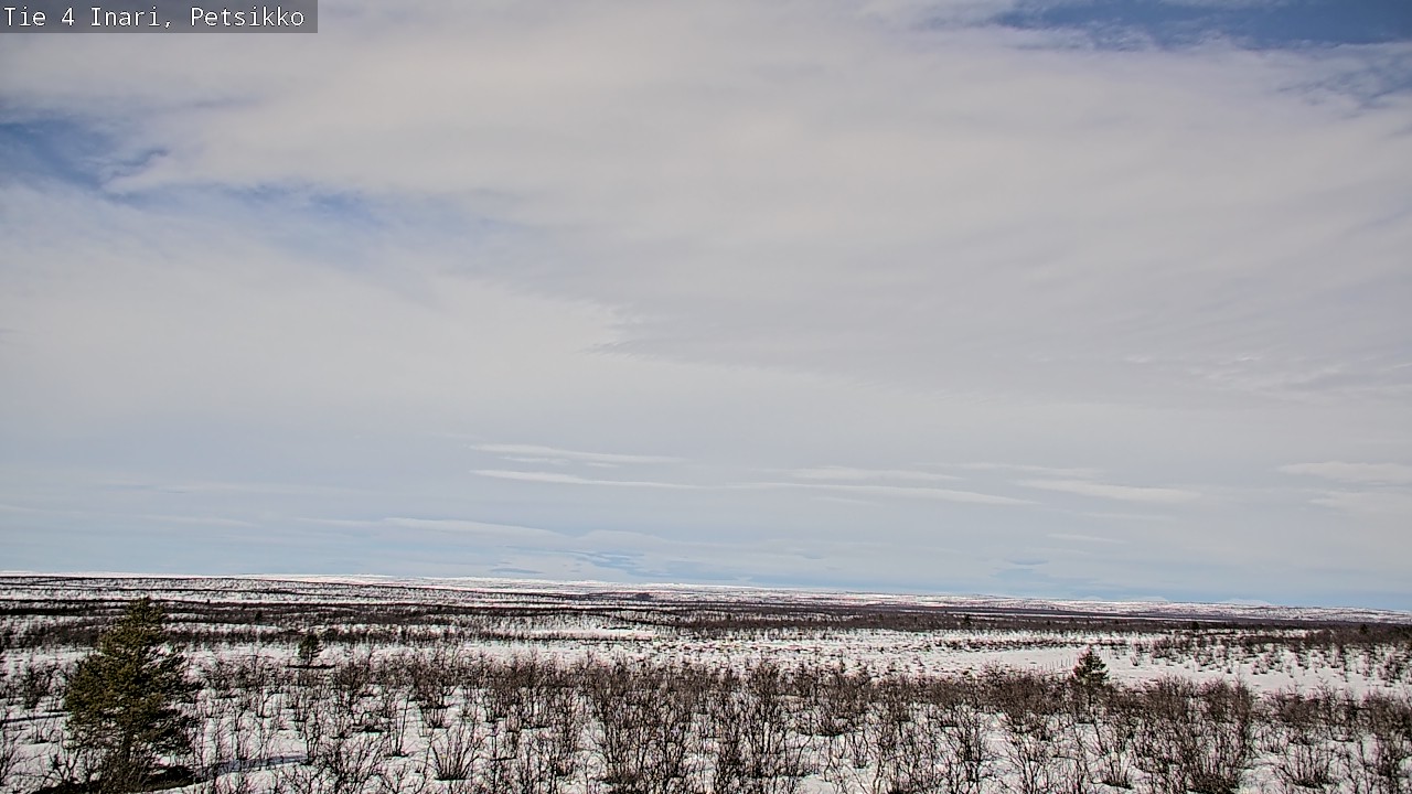 Weather Camera Image Väg 4 Enare, Petsikko, Inari, Lappi