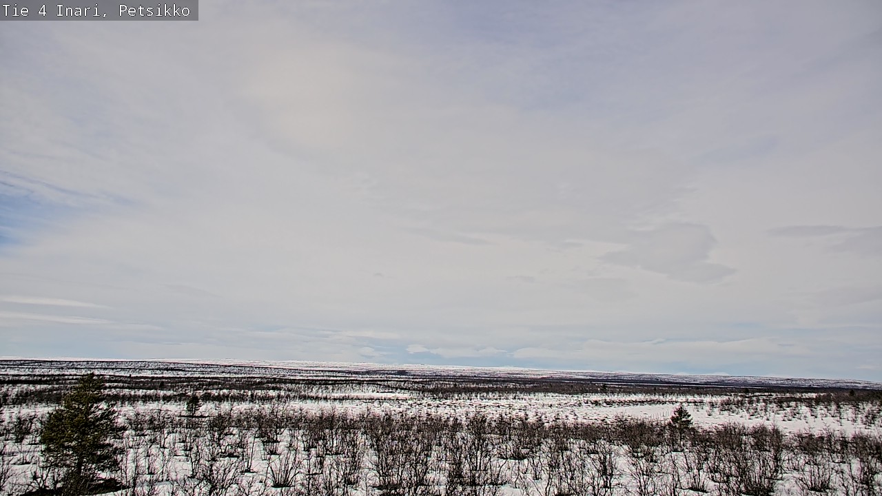 Weather Camera Image Väg 4 Enare, Petsikko, Inari, Lappi