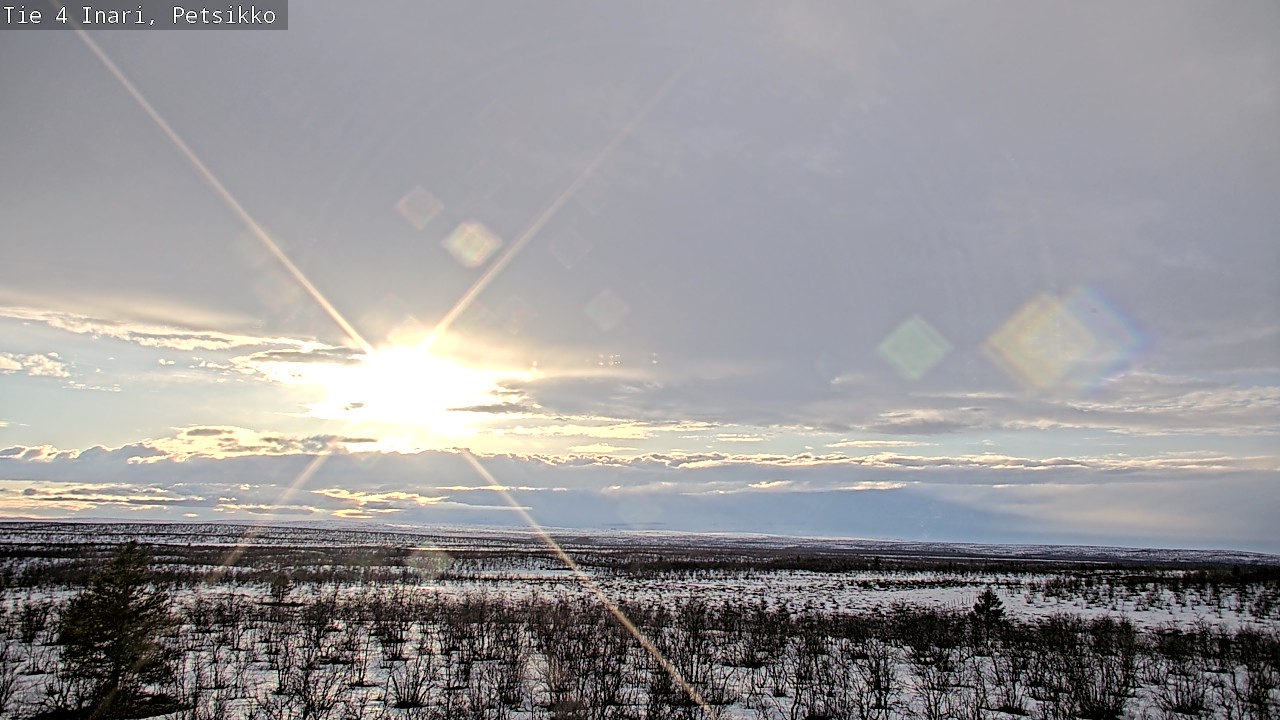 Weather Camera Image Väg 4 Enare, Petsikko, Inari, Lappi