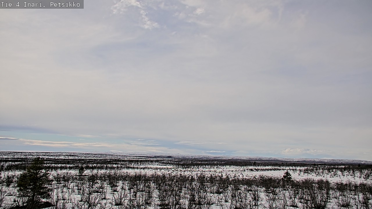 Weather Camera Image Väg 4 Enare, Petsikko, Inari, Lappi