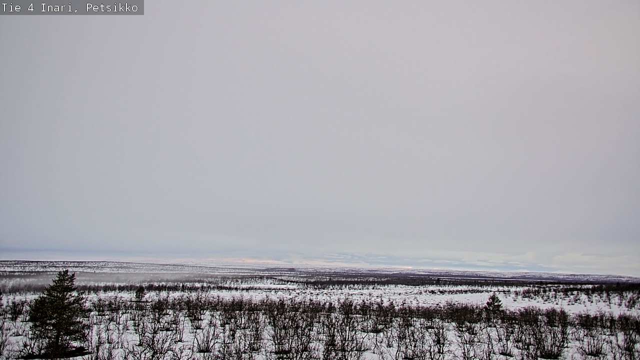 Weather Camera Image Väg 4 Enare, Petsikko, Inari, Lappi