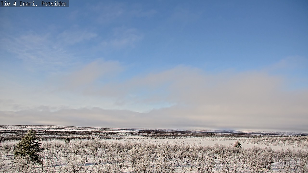 Kelikamerat Kuva Tie 4 Inari, Petsikko, Inari, Lappi