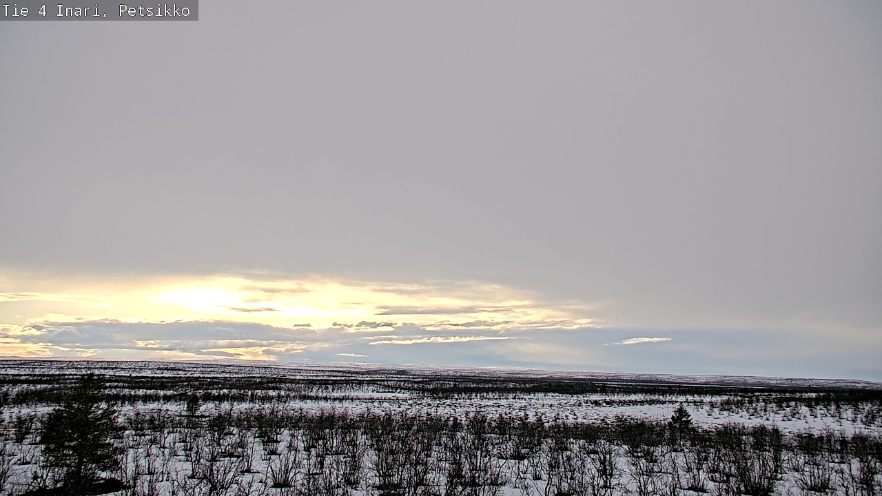 Weather Camera Image Väg 4 Enare, Petsikko, Inari, Lappi