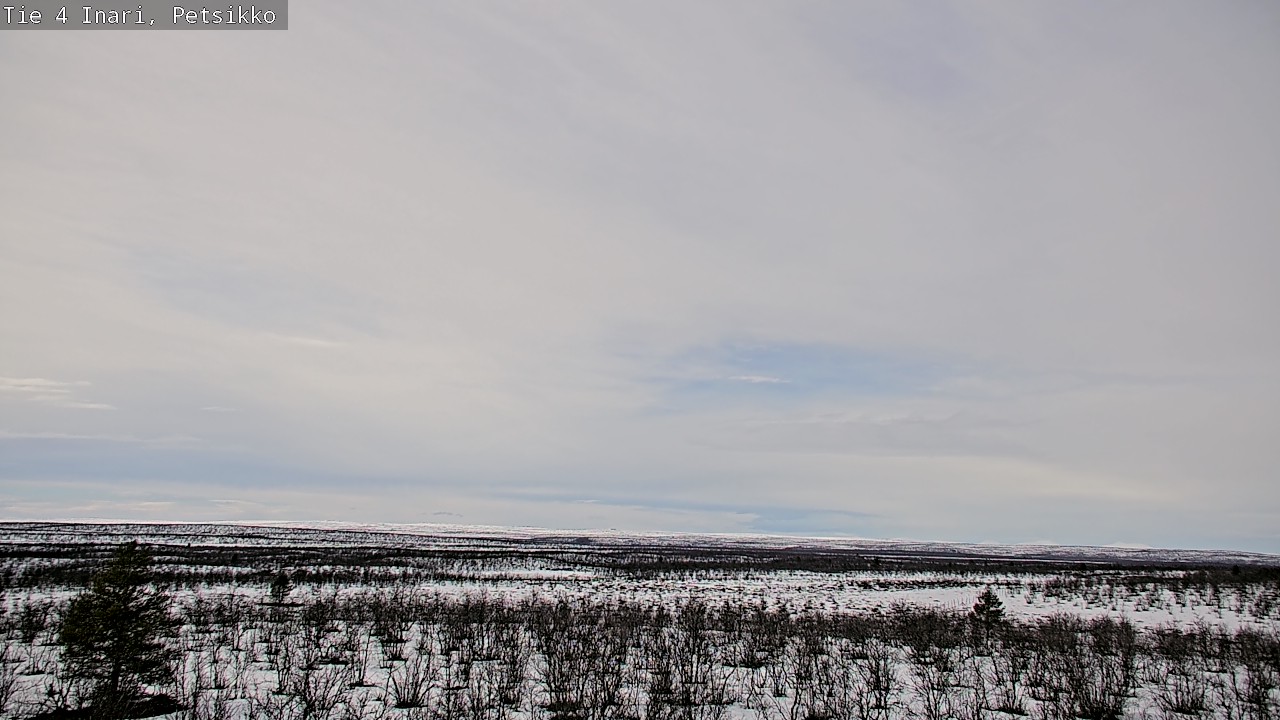 Weather Camera Image Väg 4 Enare, Petsikko, Inari, Lappi