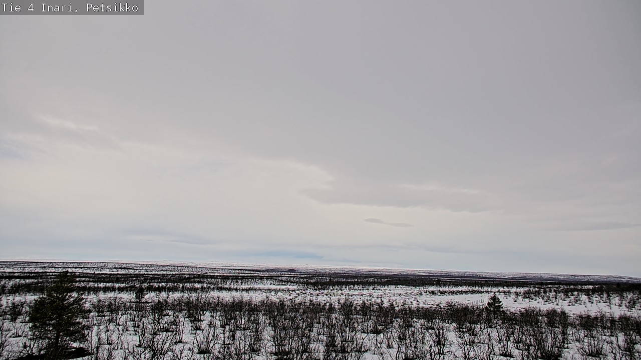 Weather Camera Image Väg 4 Enare, Petsikko, Inari, Lappi