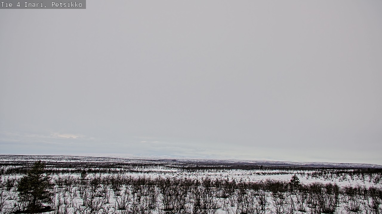 Weather Camera Image Väg 4 Enare, Petsikko, Inari, Lappi