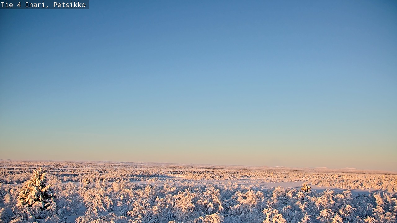 Weather Camera Image Väg 4 Enare, Petsikko, Inari, Lappi