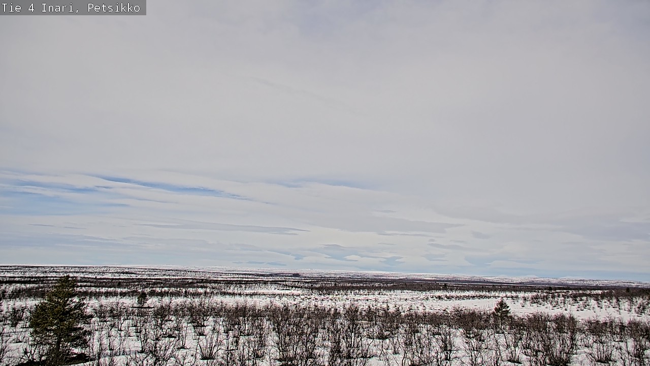 Weather Camera Image Väg 4 Enare, Petsikko, Inari, Lappi
