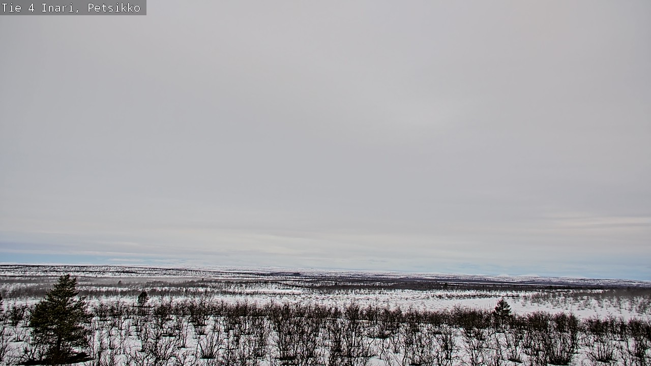 Weather Camera Image Väg 4 Enare, Petsikko, Inari, Lappi