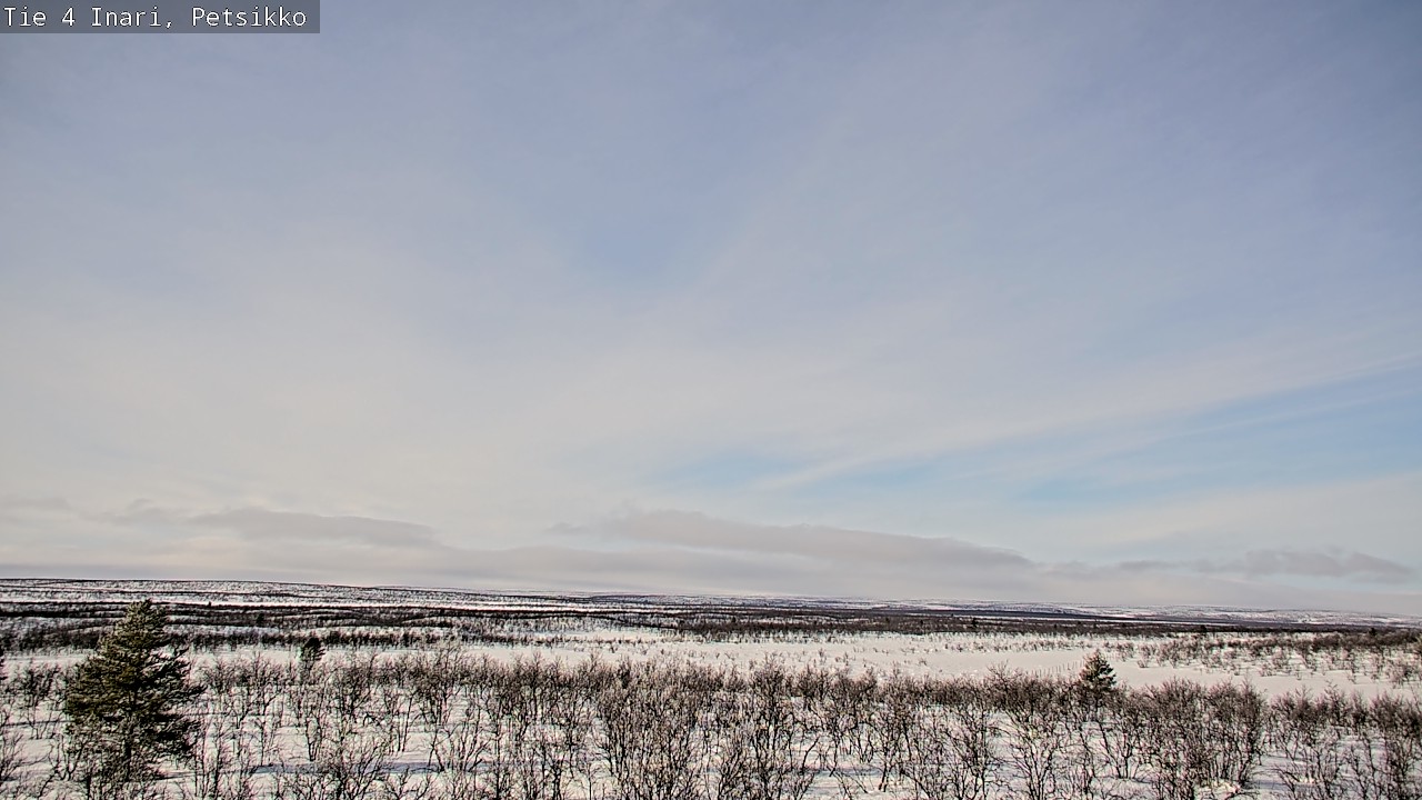 Kelikamerat Kuva Tie 4 Inari, Petsikko, Inari, Lappi
