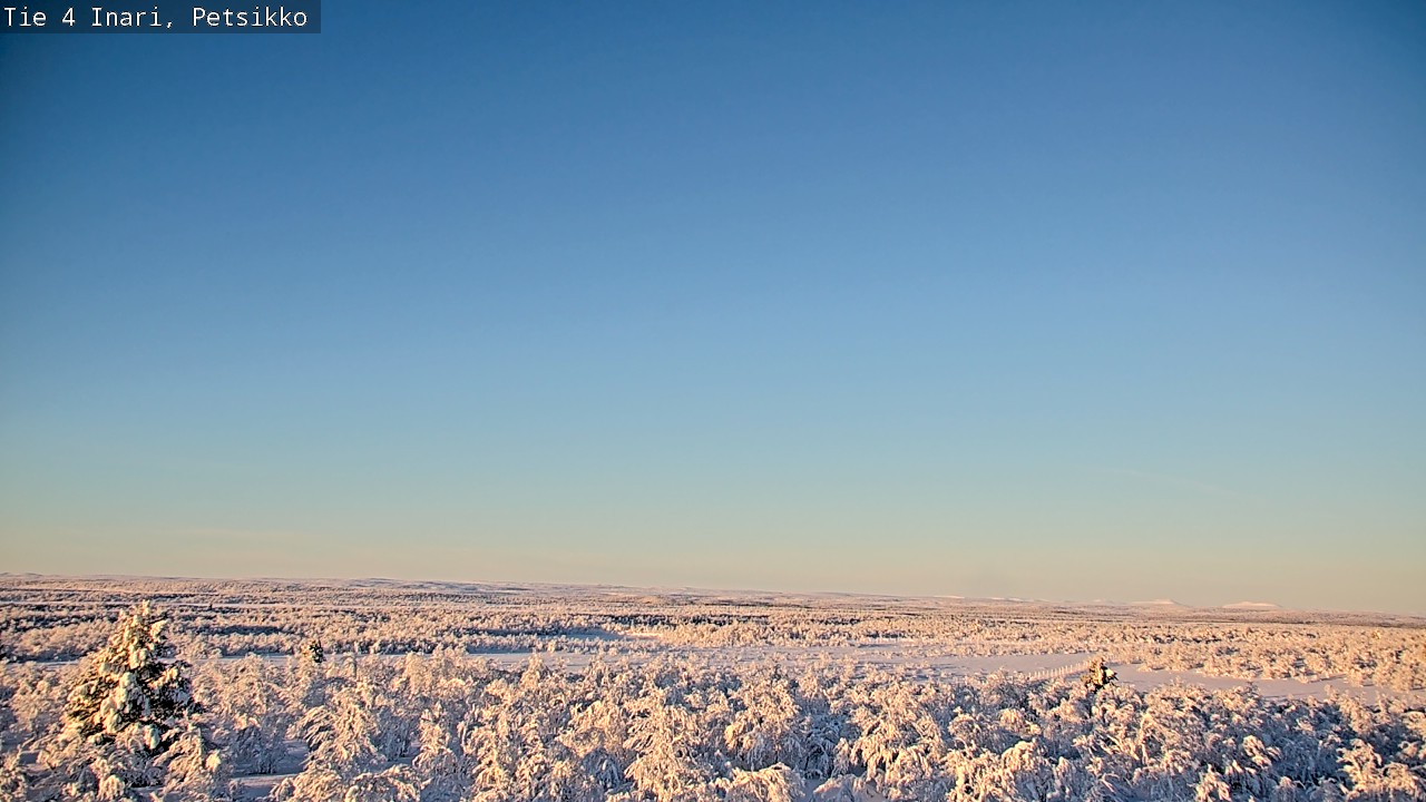 Weather Camera Image Väg 4 Enare, Petsikko, Inari, Lappi