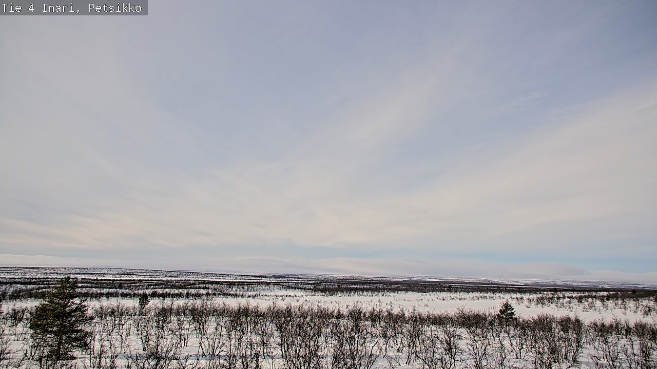 Kelikamerat Kuva Tie 4 Inari, Petsikko, Inari, Lappi