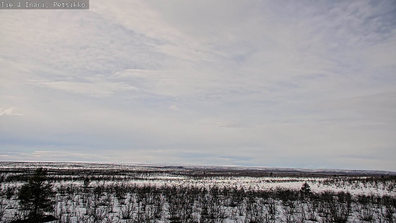Weather Camera Image Väg 4 Enare, Petsikko, Inari, Lappi