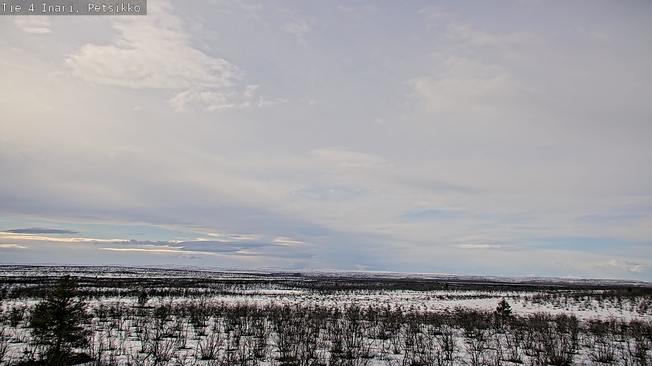 Weather Camera Image Väg 4 Enare, Petsikko, Inari, Lappi