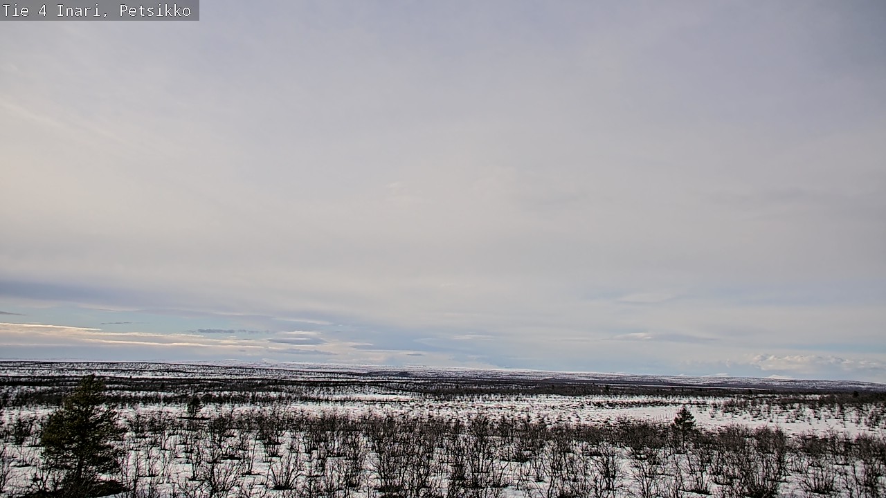 Weather Camera Image Väg 4 Enare, Petsikko, Inari, Lappi