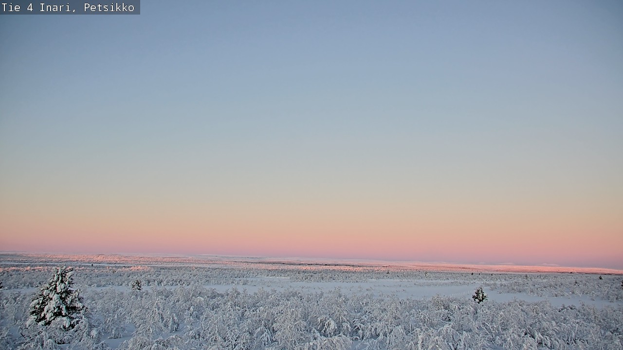 Weather Camera Image Väg 4 Enare, Petsikko, Inari, Lappi