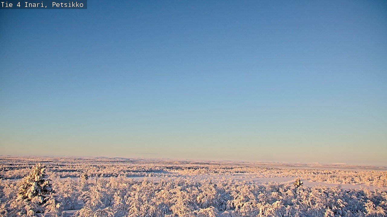 Kelikamerat Kuva Tie 4 Inari, Petsikko, Inari, Lappi