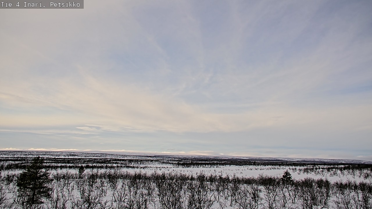 Kelikamerat Kuva Tie 4 Inari, Petsikko, Inari, Lappi