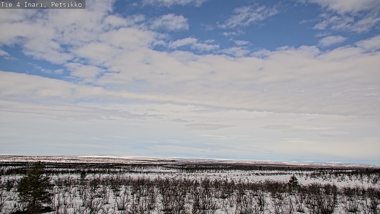 Weather Camera Image Väg 4 Enare, Petsikko, Inari, Lappi